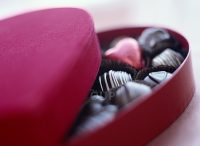 Heart-shaped box of chocolates