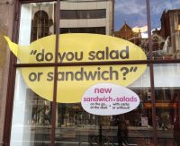 salad or sandwich