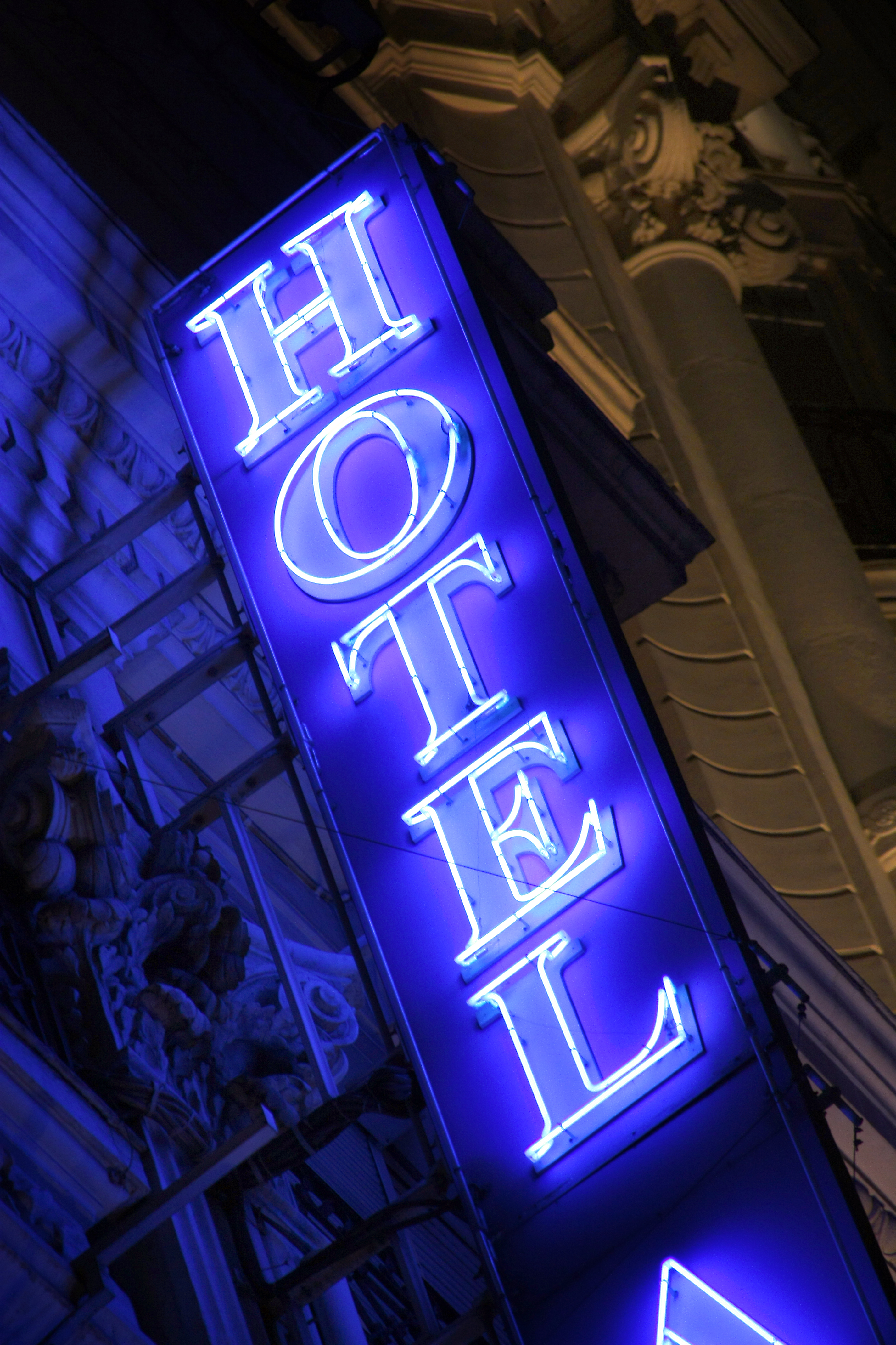 Hotel sign