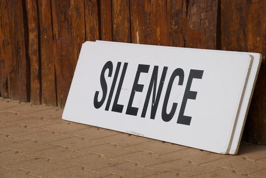 the word silence