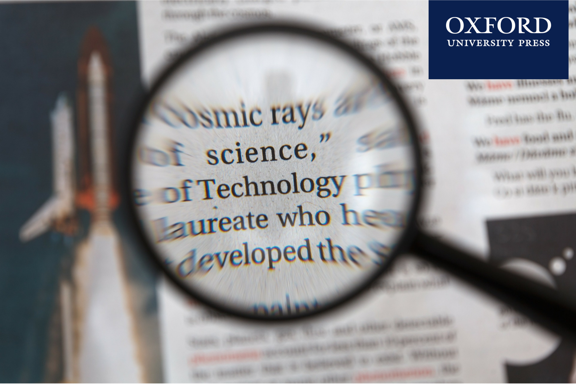 Magnifying glass - highlighting science and technology